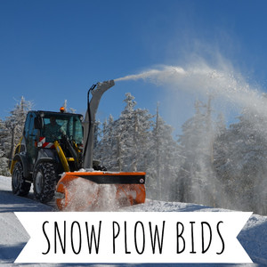 Snow plow bid